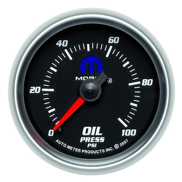 2-1/16" OIL PRESSURE, 0-100 PSI, MOPAR